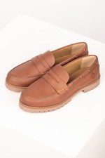 Ladies Chunky Leather Loafer