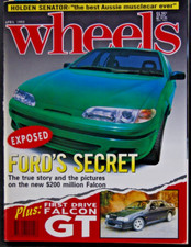 Wheels 1992 Apr Ford Falcon ED EB GT Tickford Capri Benz 6000SEL SAAB 9000CSi Le