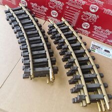 6 x LGB 1100 G Scale 45mm Garden Railway Train Brass Track R1 Radius Curves