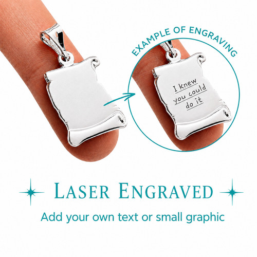 Personalised engraved scroll - personalised,