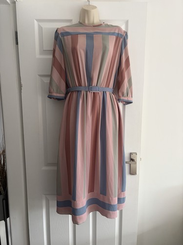 Vintage 80s pastel striped - vintage,