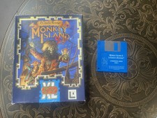 Monkey island 2: Le chucks Revenge. Amiga Game. Box And 1 Floppy Disk Only