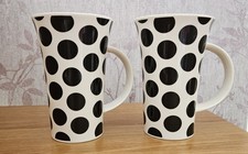 Dunoon Polka Dot black White &
