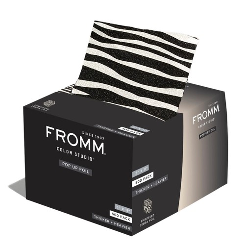 Pop hair foils zebra print - up, foils,