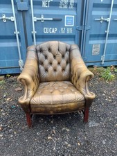 Chesterfield Chair, Leather
