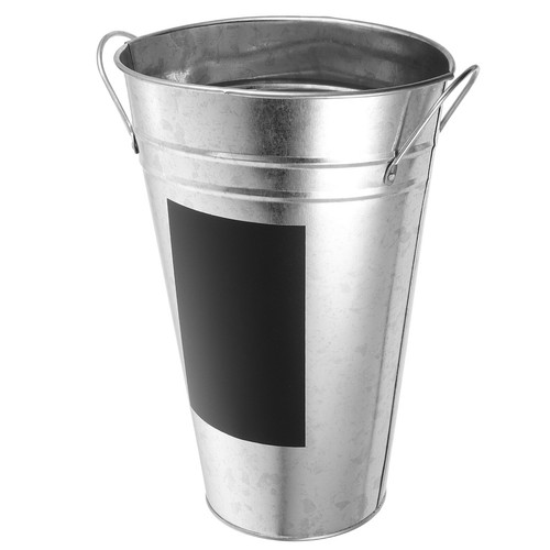 Florists silver buckets - florists,