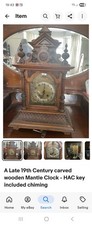 Antique Hac Wooden Case Mantle