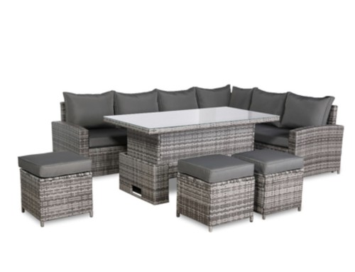 Rattan garden furniture lounge - garden,