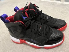 Jordan Jump Man Trey Two Size 10 Black/Red/White Basketball Shoes