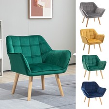 Luxe Velvet-Feel Accent Chair