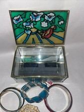 Vintage Bevilled Stained Glass