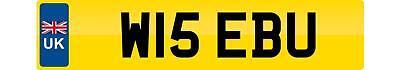 Wise registration plate w15 - wise,
