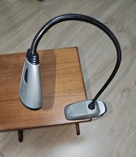 Battery Clip On Desk LED Lamp Flexible Clamp Reading Light Bedside Table