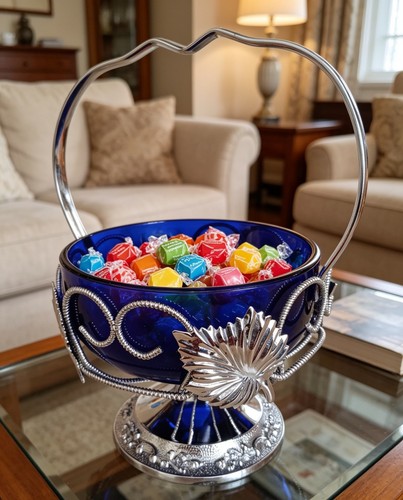 Vintage cobalt blue glass - vintage,