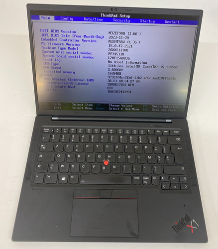 Lenovo thinkpad carbon gen - lenovo, x1