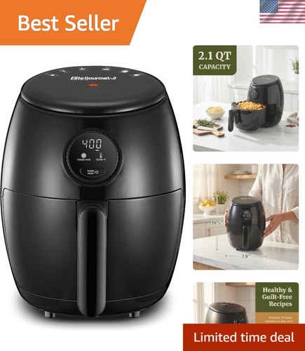 1qt touch control air fryer - 2.1qt, touch-control