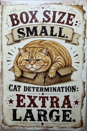 Cat attitude postcard - cat,