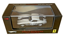 Ferrari 250 GT Berlinetta #22 Short Wheel Base Gray 1/43 Hotwheels Elite