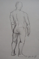 Expressive pencil drawing