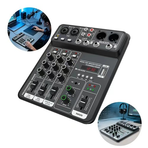 Channel audio mixer with - audio,