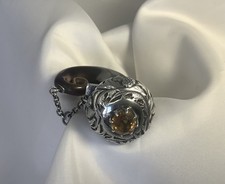 ANTIQUE HORN SNUFF MULL