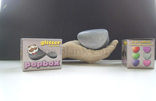 1 Silver Grey Glitter Pringle