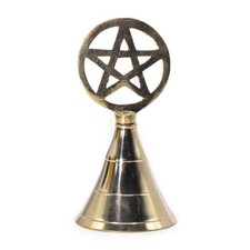 Altar brass bell pentagram - altar,