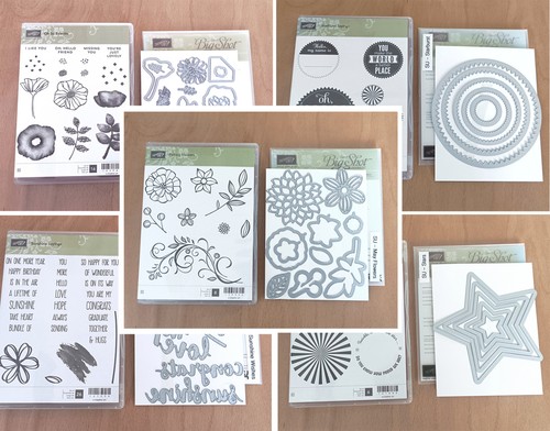 Stampin red rubber stamp - rubber,
