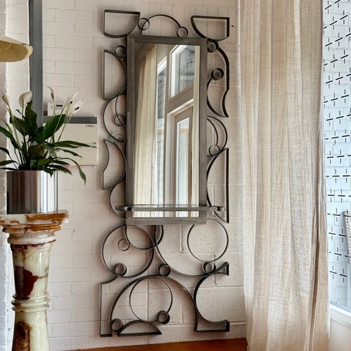 Huge wall hung metal hallway - huge,
