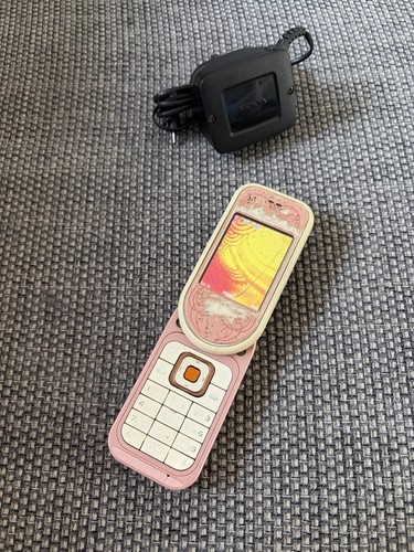 Nokia 7373 swivel - slide, pink