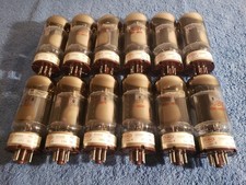 12) Used RUBY 6550A Tubes