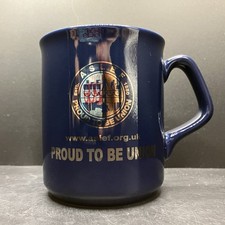 ASLEF Proud to be Union Blue & Silver Ceramic Mug