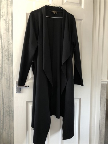 Ladies black long jacket - -,