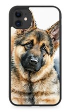 German Shepherd Puppy Rubber Phone Case Shepherds Alsatian Alsatians Dog Bd83