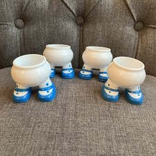 4 x Vintage Retro Egg Cups