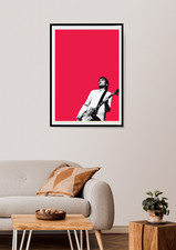 A4 STONE ROSES MANI BASSIST RED  FILM ART RETRO POSTER music CULTURE PRINT home