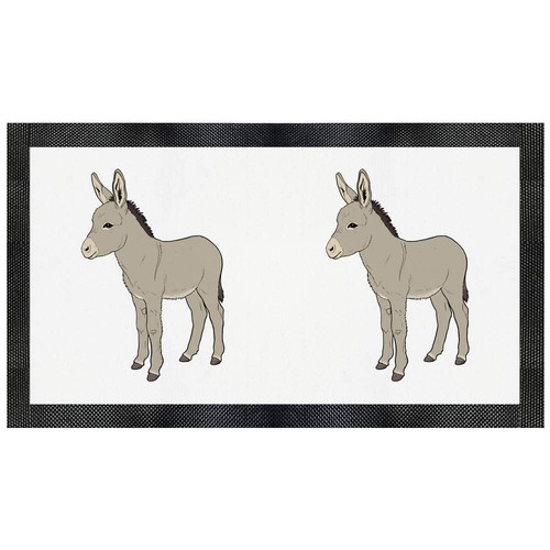 Cute donkey pet feeding - 'cute,