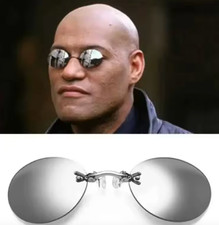 Clip On Nose Glasses Round