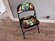 WWE Wrestlemania 40 Chair, Night 1 ,The Rock, Cody, Roman, Seth, Rhea, RARE!