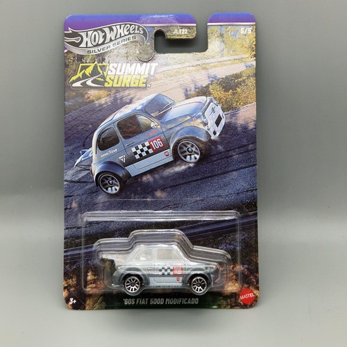 Hot wheels silver series fiat - silver,