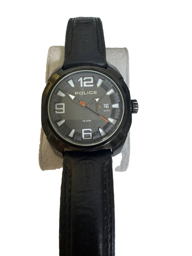 Police watch men - police, grey