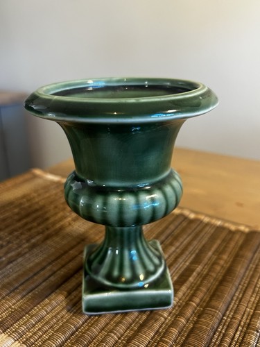 Vintage dark green glaze - dark,