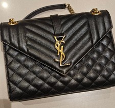 Black ysl saint laurent medium - black,