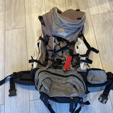 Lowe Alpine Merak ND 55 +10  with torso fit system APS5  backpack green gray 