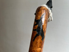 Vintage Hand Carved had dog