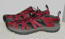 KEEN DARK RED WALKING HIKING