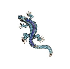 Gecko Salamander Lizard Brooch