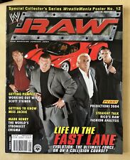 WWE RAW Magazine January 2004 TRIPLE H RIC FLAIR BATISTA ORTON VGC