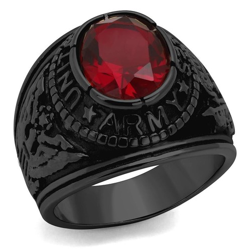 Mens army ring - mens, black