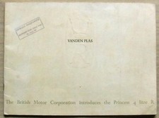 VANDEN PLAS PRINCESS 4 LITRE R Sales Brochure 1965 #2227 ROLLS ROYCE ENGINE